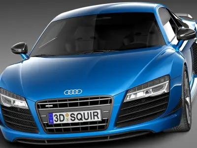 Audi R8 LMX 2015 3D model