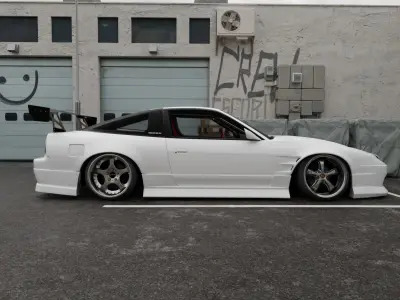 3D Highpoly Garage Spot Blender File 3D model