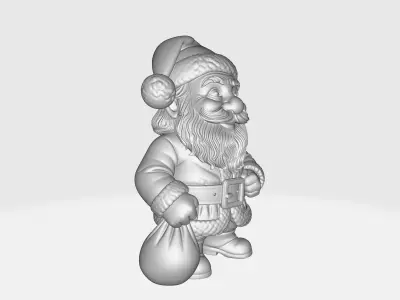 Santa Claus Figurine Christmas Decoration Model 3D print model