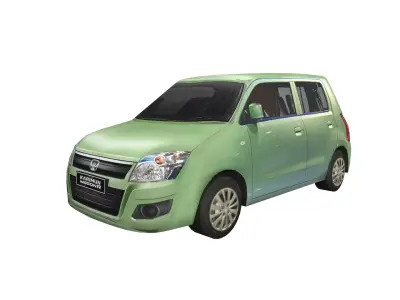 Car Karimun Wagon R Indonesian Low-poly 3D model