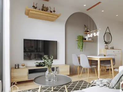 TV Cabinet Low-poly 3D model