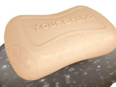 Luxury Soap Bar-Decorative Branding-Ready 3D Model 3D model