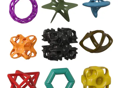 Decor set 02 3D model