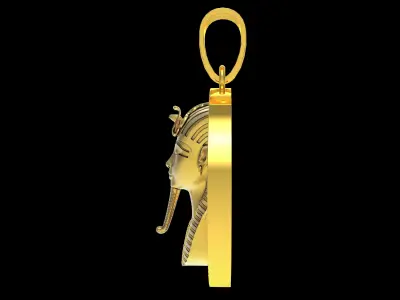 Mendel Mens Egyptian Gold Pendant 3D print model