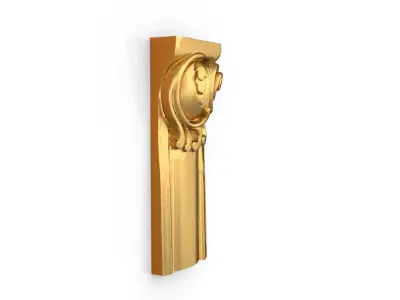 Classic decor ornament carved 32  3D model