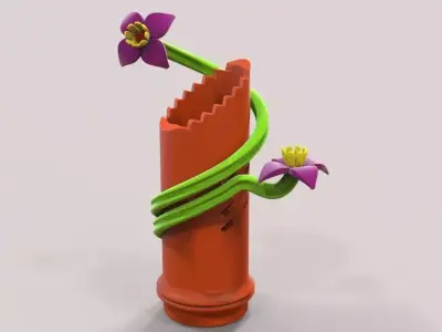 Flower Vase 3D print model