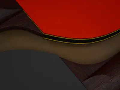 Table Tennis Rackets 3D model