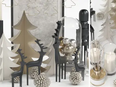 Decorative Set 04 3D model