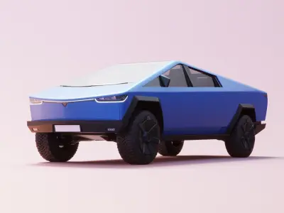 Cybertruck Reinterpretation 3D model