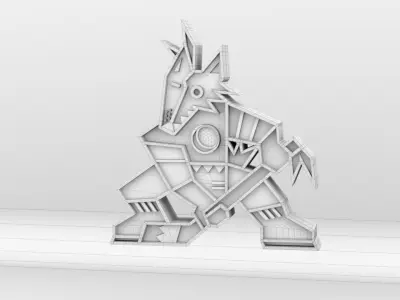 NHL Arizona Coyotes Team Logo 3D model