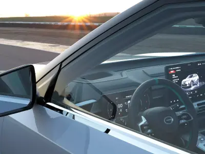  2022 GAC Trumpchi Emkco with interior 3D model