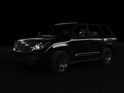 toyota land cruiser 3D model