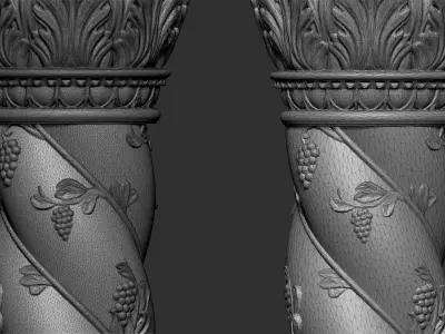 Ornamental Column 3D print model