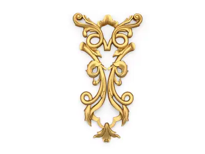 Classic decor ornament 130 3D model