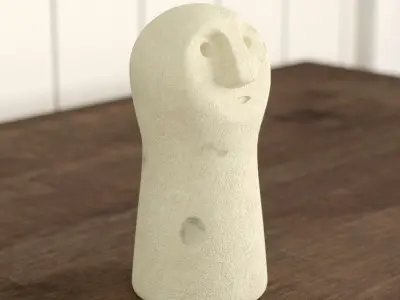 Sumba Stone Sculpture 3D model