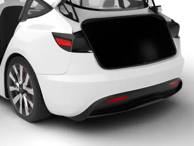 Tesla Model 3 2024 HQ 3d model 3D model