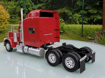 Peterbilt 389 - detailed scale model kit 3D print model