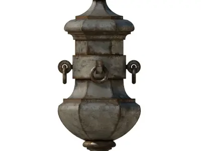 Architectural Metal Finial 263 Free 3D model