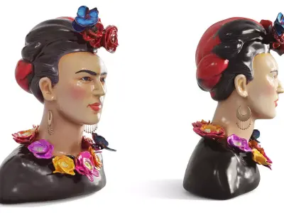 Frida Kahlo 3D model