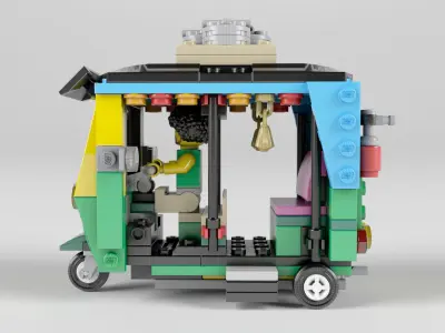 Lego Tuk Tuk 3D model