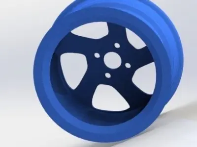 Basic Scaled Rim Free 3D print model