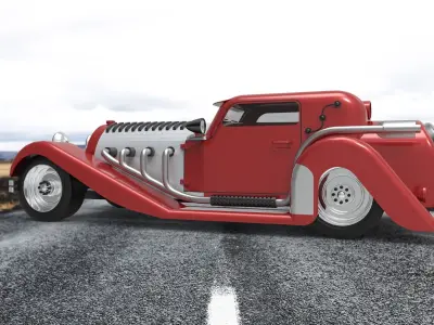 classic car 3D model