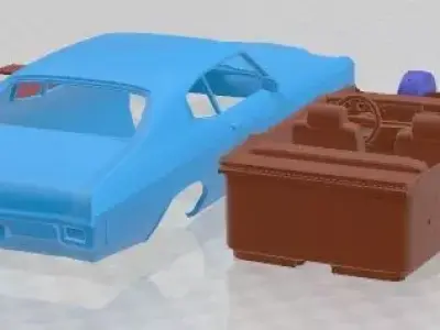 Chevrolet Chevelle SS 1970 Printable Car 3D print model