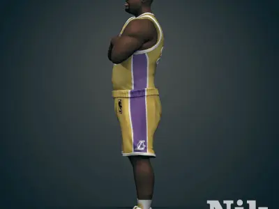 Shaquille O Neal 3D Printable 2 3D print model