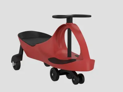  wiggle car swing car ride on toys car Low-poly 3D model