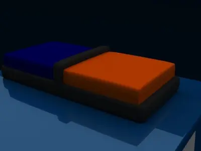 Little 3D Police Car Free low-poly 3D model