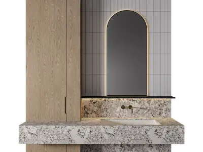 Luxury Bathroom 247 3D model