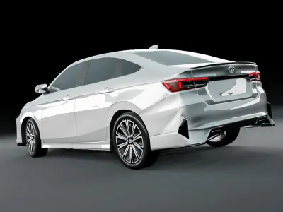 Toyota Vios AC100 2023 3D model