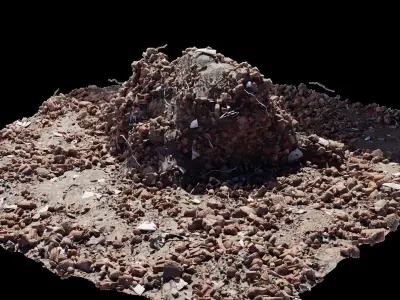 Simple Rubble Gen  Free 3D model