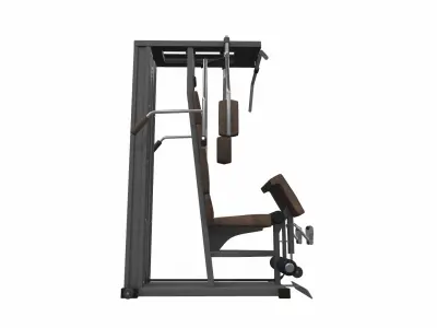 Strength fitness gym station 2 3D model