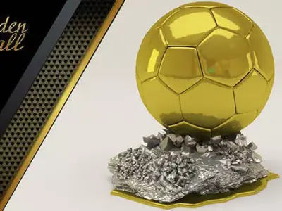 Golden Ball 3D model