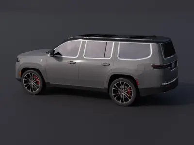 Generic Luxury SUV 6 Low-poly 3D model