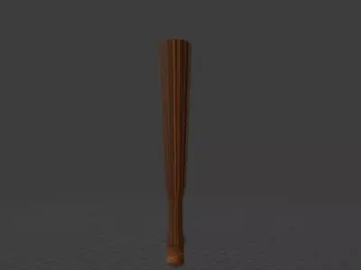 Stick baseball bat Free 3D model