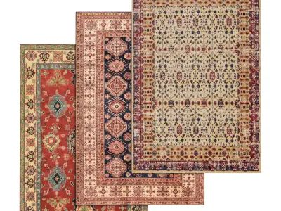 Rug Set 1968 3D model