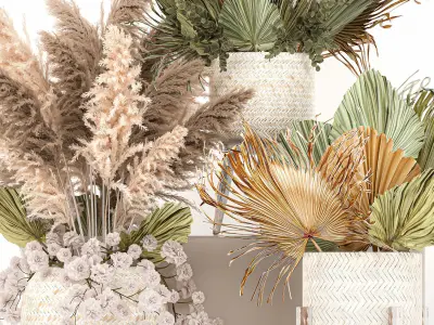 Bouquets for wedding decoration 231 3D model