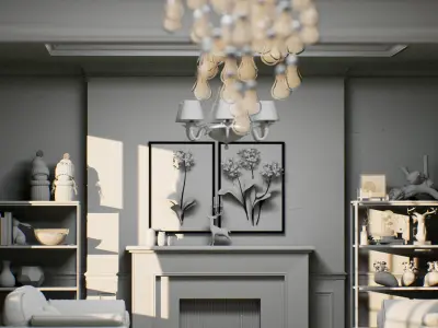 American Interior  3D model