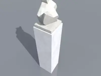 Criver sculpture Free 3D model