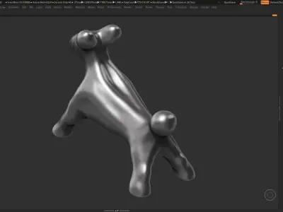 Modern Abstract Decorative sculpture 3d print model 46 3D print model