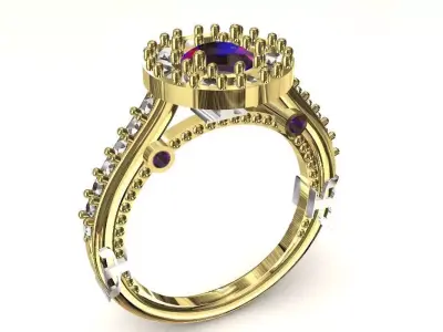 prom  university ring      psicology 3D print model