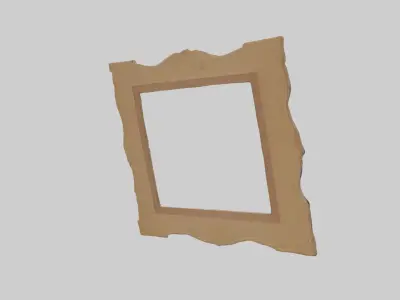 Picture Frame model Low-poly 3D model