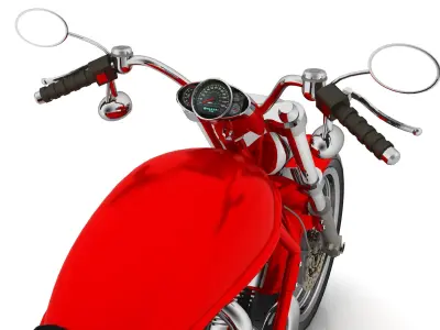 Chopper Biker 3 - 4K 3D model