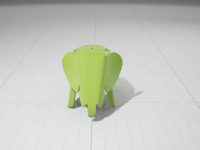 Eames Elephant Stool UE4 3D model