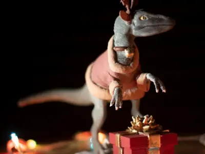 JURASSIC RUDOLPH 3D print model