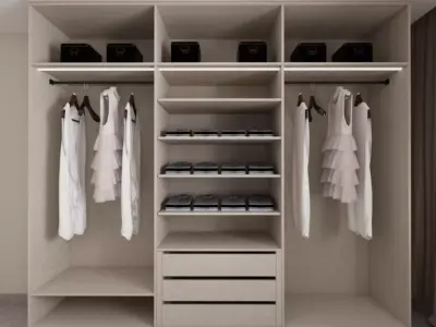 Modern Master Bedroom Scene concept design  3D model