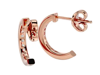 Women earrings model 3D print model