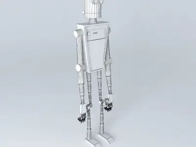 Rusted Robot Free 3D model